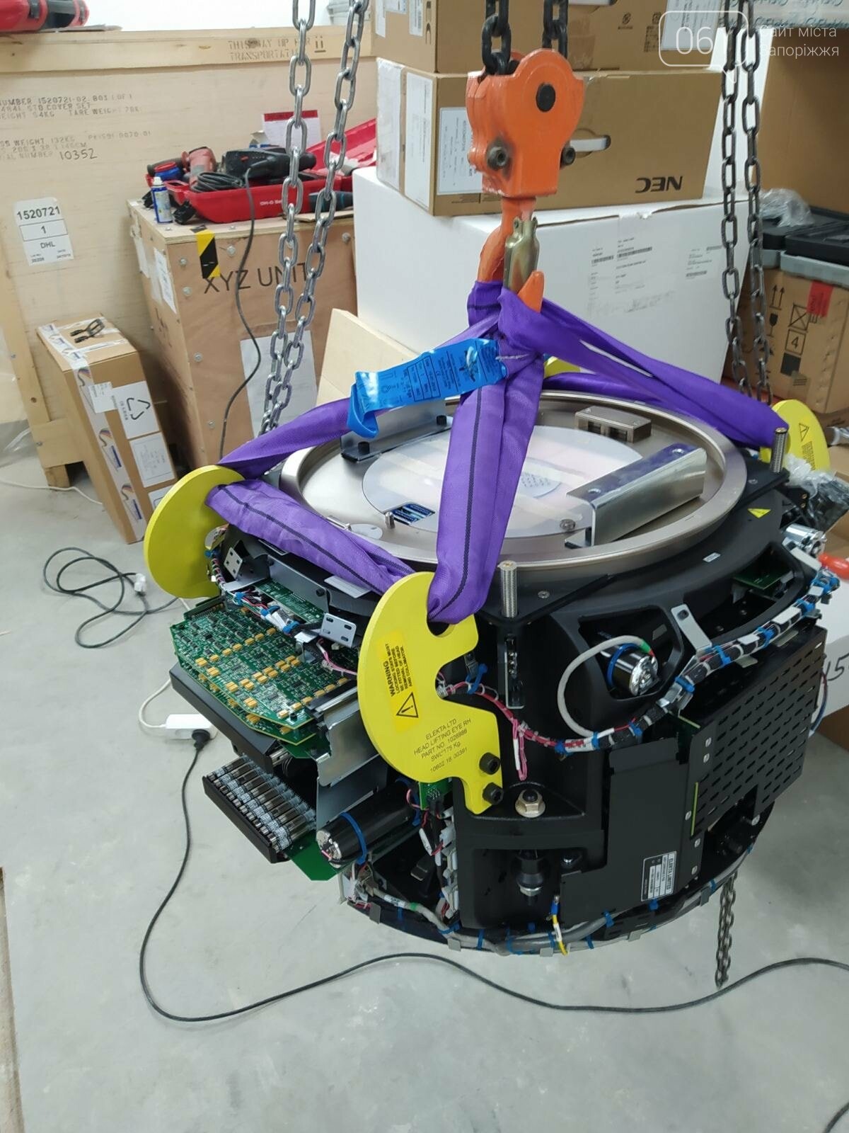 В специальном бункере запорожского онкоцентра завершили монтаж линейного ускорителя, - ФОТО , фото-4