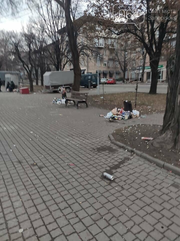 Коммунальщики вывезли более 24 тонн мусора с главных праздничных локаций в Запорожье , фото-3