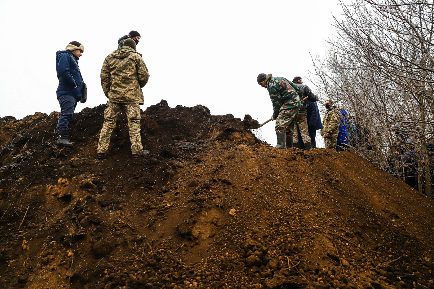 “Каолиновая война” в Вольнянском районе: жители против разработки карьера и грозятся перекрыть трассу, - ФОТОРЕПОРТАЖ , фото-13