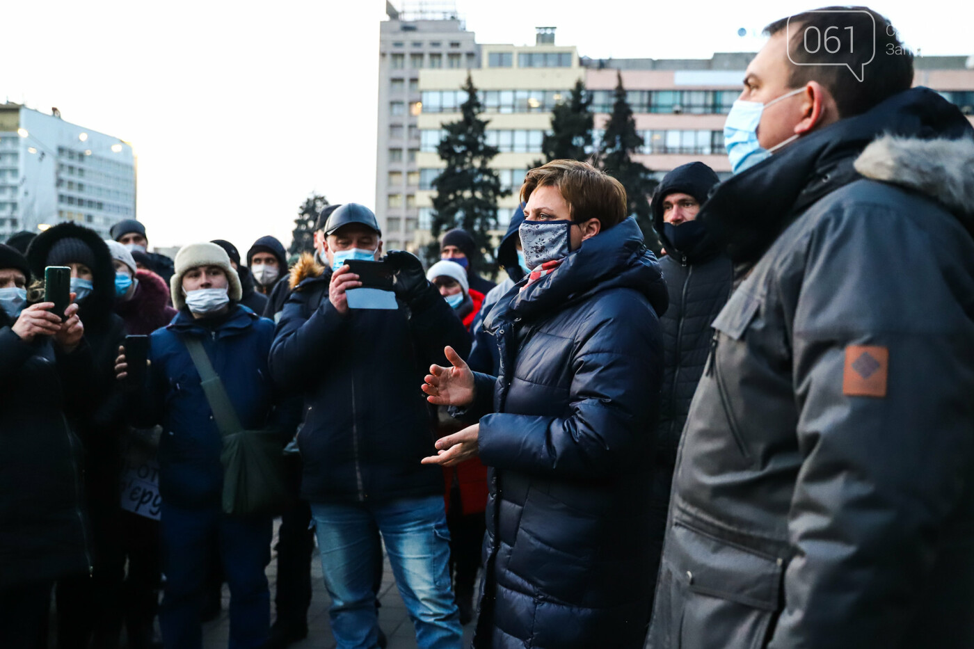 Около сотни противников строительства каолинового карьера приехали в Запорожье под стены ОГА, - ФОТОРЕПОРТАЖ, фото-9