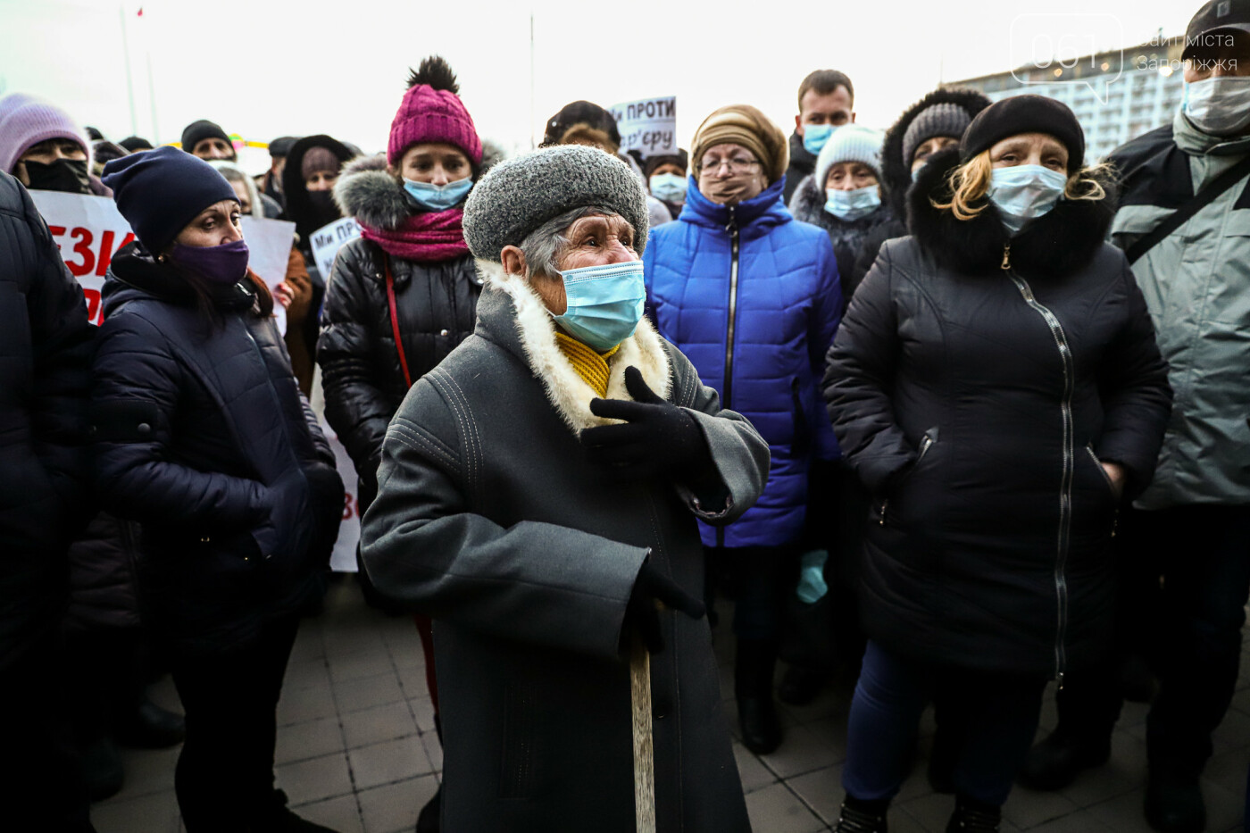 Около сотни противников строительства каолинового карьера приехали в Запорожье под стены ОГА, - ФОТОРЕПОРТАЖ, фото-14