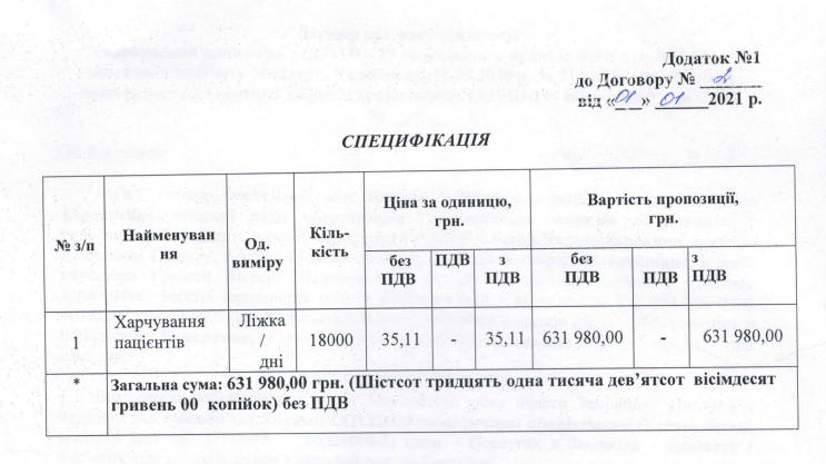 Бердянское ТМО заказало  без конкурса питание пациентов у кандидатки от «Батькивщины», фото-1