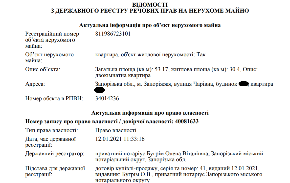 Один из замов Буряка задекларировал квартиру в подарок, а второй миллионный доход, фото-2