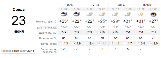 screenshot94 60d1f36397c79 - В среду погода в Запорожье будет жаркой и безветренной, обещают до +31 °С
