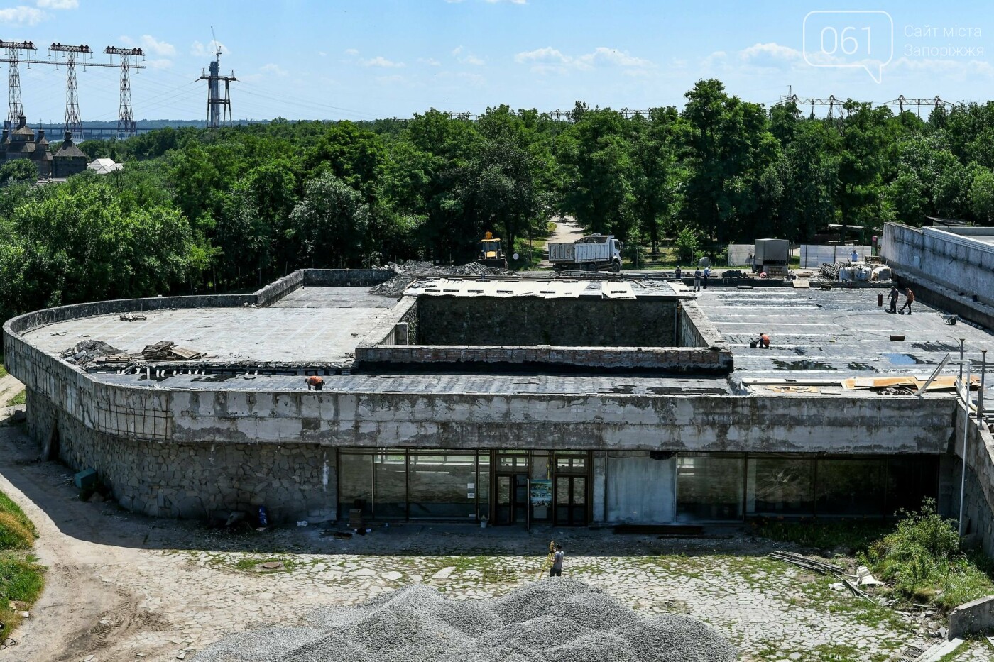 Реконструкция главных объектов Хортицы: на кургане установят новый флагшток, - ФОТОРЕПОРТАЖ, фото-2