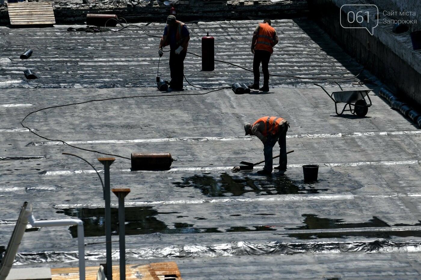 Реконструкция главных объектов Хортицы: на кургане установят новый флагшток, - ФОТОРЕПОРТАЖ, фото-3