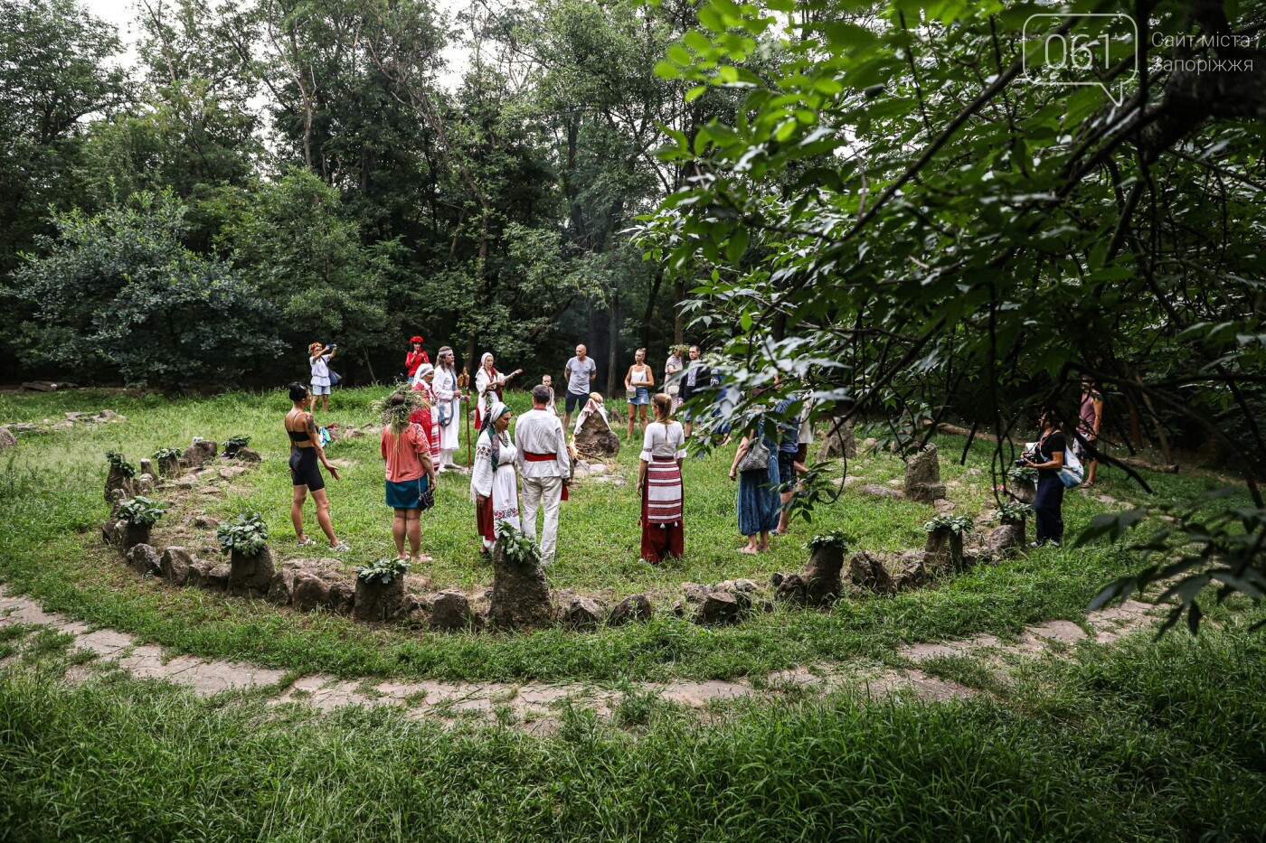 Огонь и дубовые венки: как на Хортице отметили праздник Перуна, - ФОТОРЕПОРТАЖ, фото-25