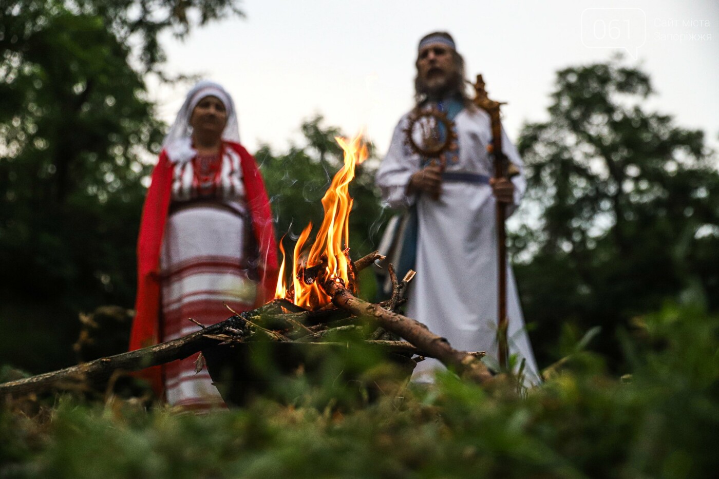 Огонь и дубовые венки: как на Хортице отметили праздник Перуна, - ФОТОРЕПОРТАЖ, фото-27