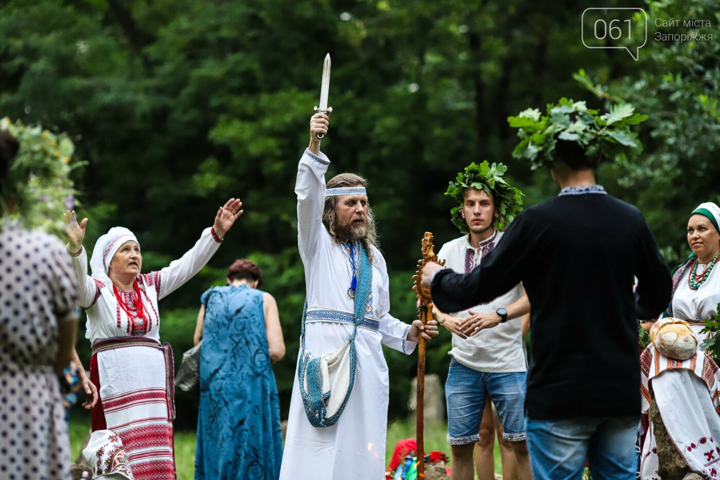 Огонь и дубовые венки: как на Хортице отметили праздник Перуна, - ФОТОРЕПОРТАЖ, фото-38