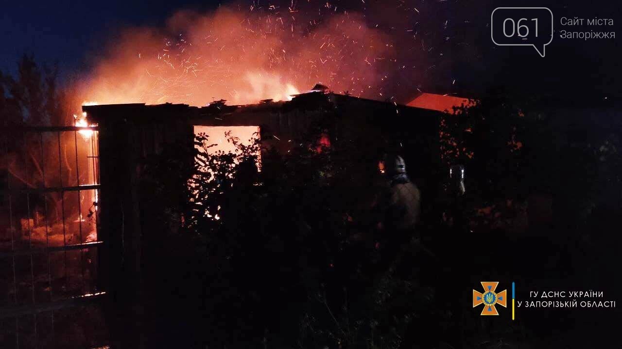 В Бердянске во время пожара в дачном кооперативе погибли двое людей, фото-1