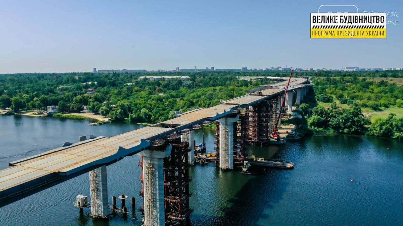 Запорожский вантовый мост войдет в десятку самых высоких мостов Европы, - ФОТО