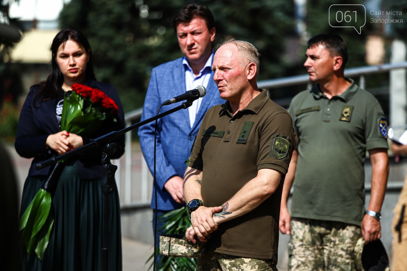 В Запорожье простились с бойцом, погибшим в Донецкой области от пули снайпера, - ФОТОРЕПОРТАЖ, фото-3