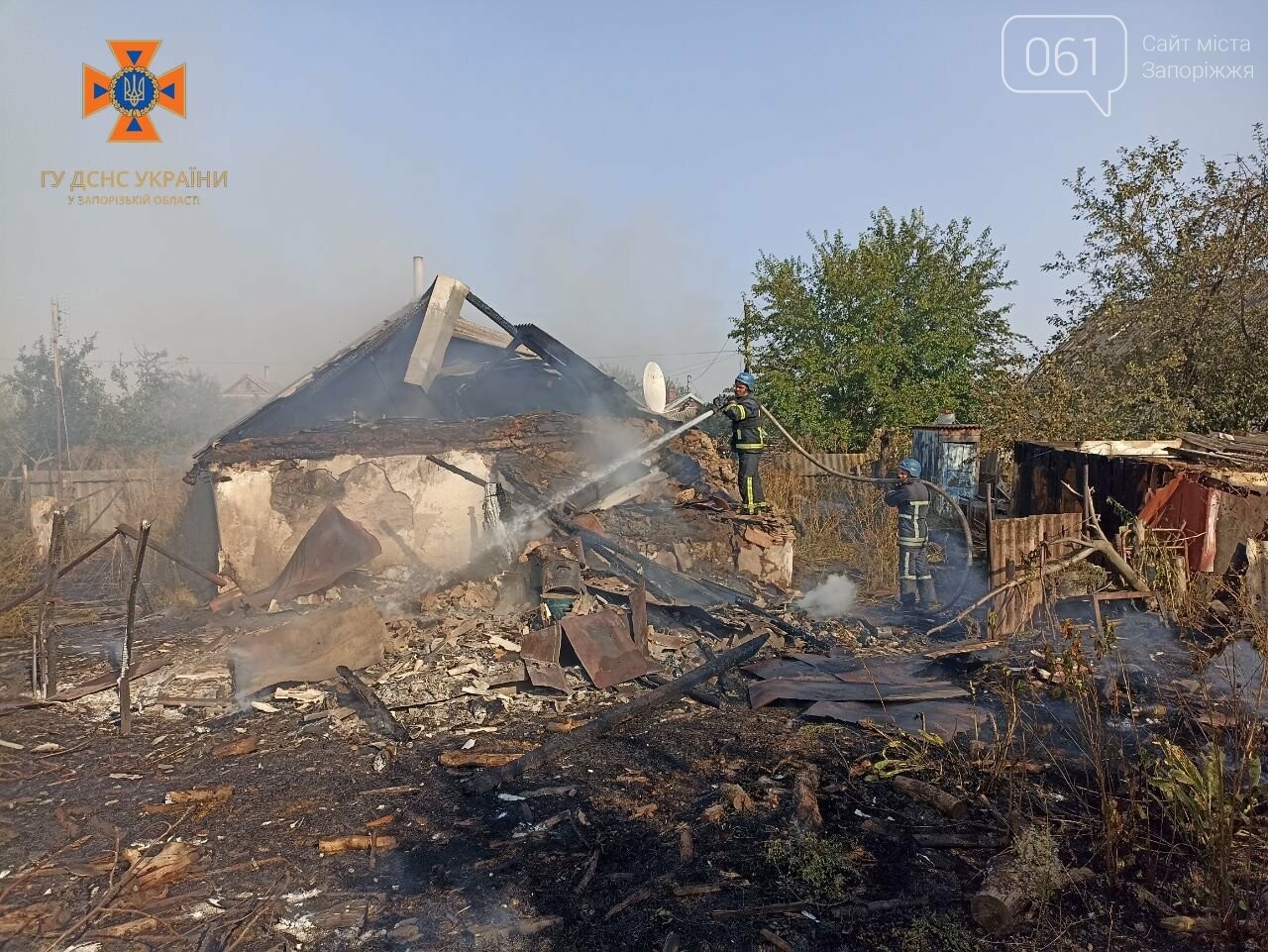 У Запорізькій області внаслідок обстрілів сталися 12 пожеж