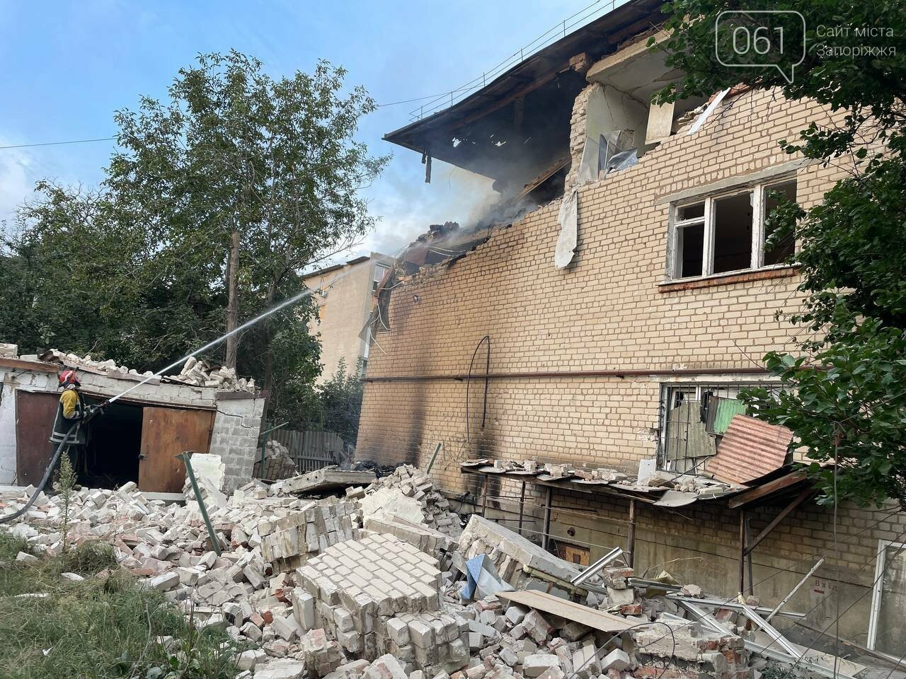 В прифронтових містах Запорізької області внаслідок ворожих артобстрілів поранено трьох людей