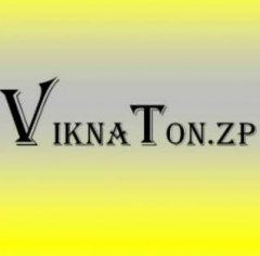 Логотип - Vikna Ton.zp - тонування захисною плівкою у Запоріжжі вікон, вітрин, офісів, балконів