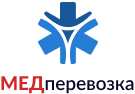 Логотип - МедПеревезення - транспортування та перевезення лежачих хворих та інвалідів в Запоріжжі та Україні