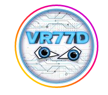 Логотип - VR77D, Мережа атракціонів віртуальної реальності для дітей та дорослих