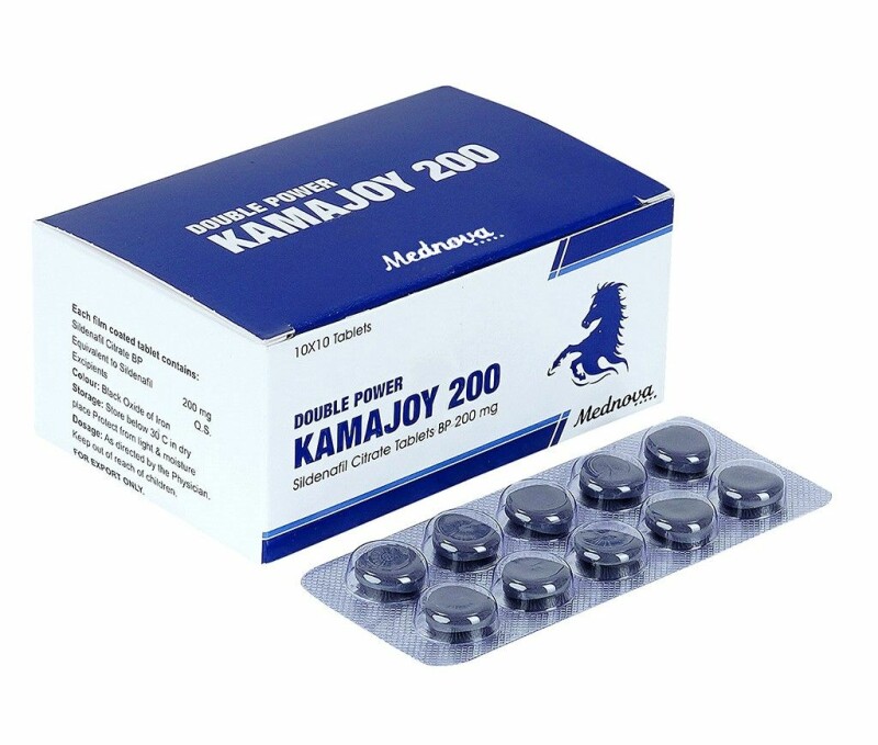 Віагра Kamajoy 200 | Силденафіл 200 мг 30 таблеток (3 блістера)