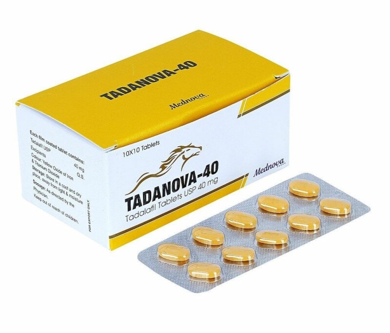 Сіаліс Tadanova 40 | Тадалафіл 40 мг 20 таблеток (2 блістера)