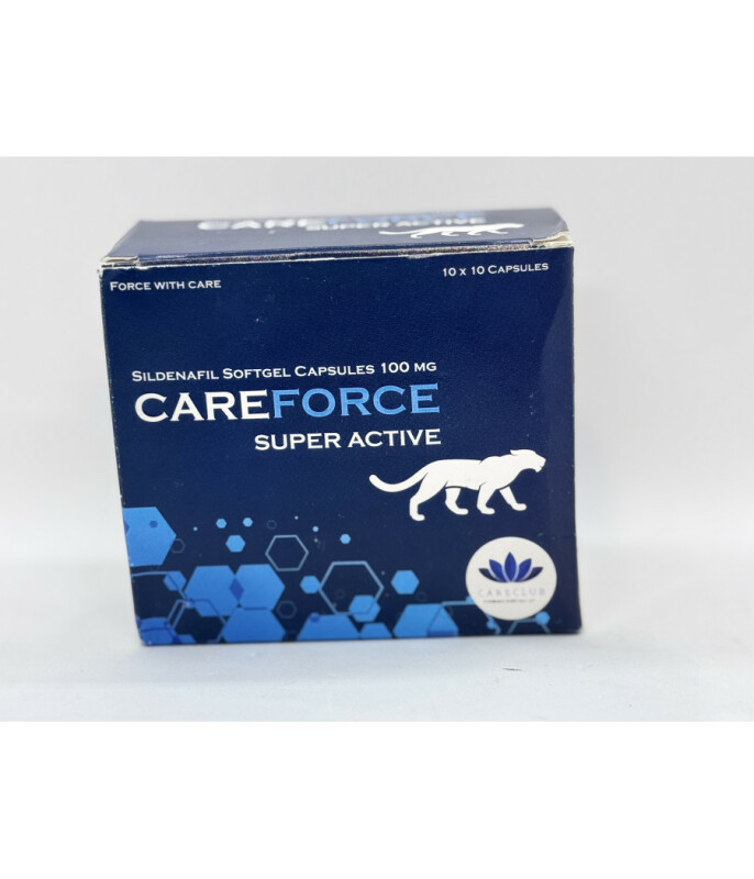 Силденафил CAREFORCE Super Active 100 mg (10 капсул) - Изображение 2