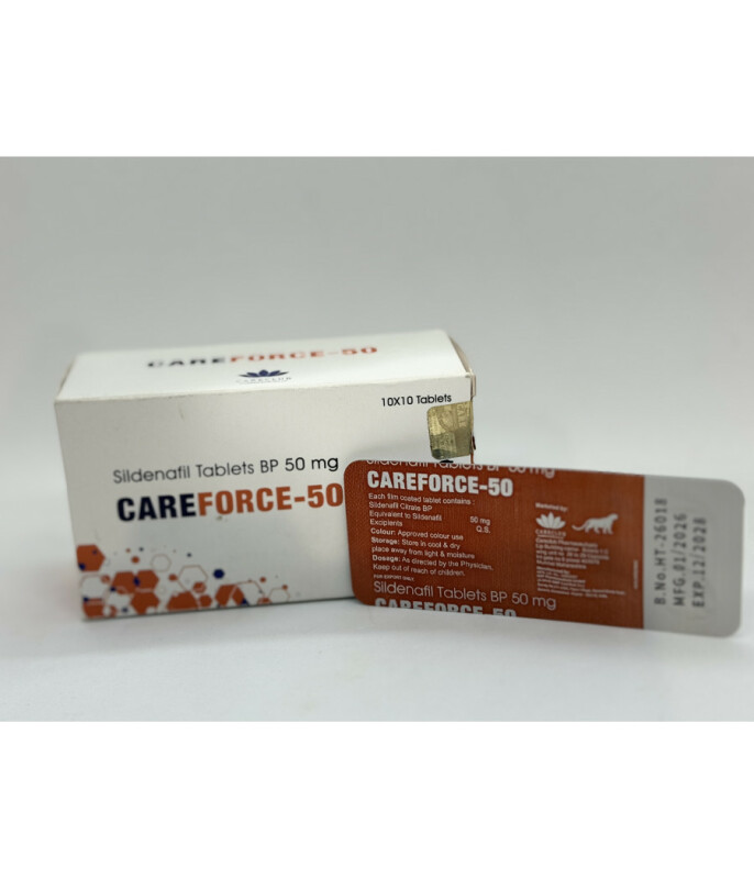 Силденафил CAREFORCE 50 mg (10 tab) - Зображення 1