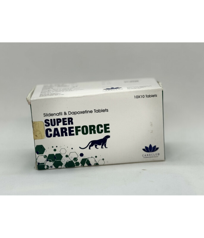 Силденафил+Дапоксетин Super Careforce (10 tab) - Зображення 1