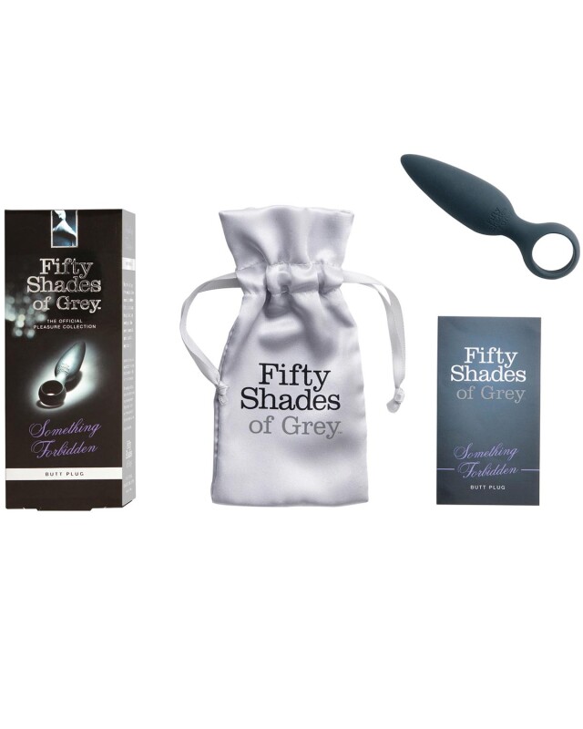 Анальна пробка Fifty Shades Of Grey силіконова, чорна, 10.8 х 2.5 см - Зображення 3