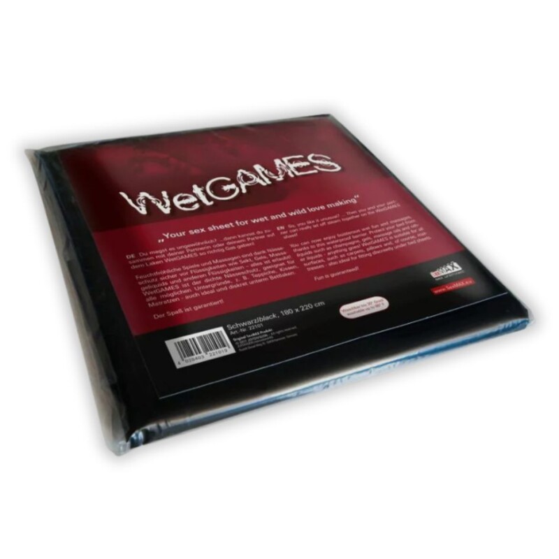 Вінілове простирадло Joy Division SexMAX WetGAMES чорне, 180 х 120 см