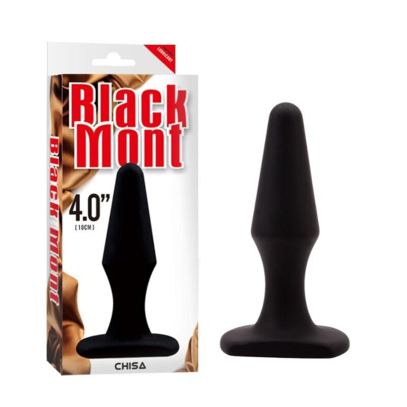 Анальна пробка M Chisa Black Mont, чорна, 10.5 х 2.7 см