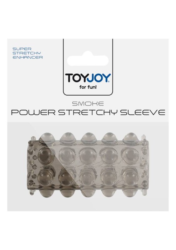 Насадка на пеніс Toy Joy, рельєфна, сіра, 6.5 х 2 см - Зображення 1