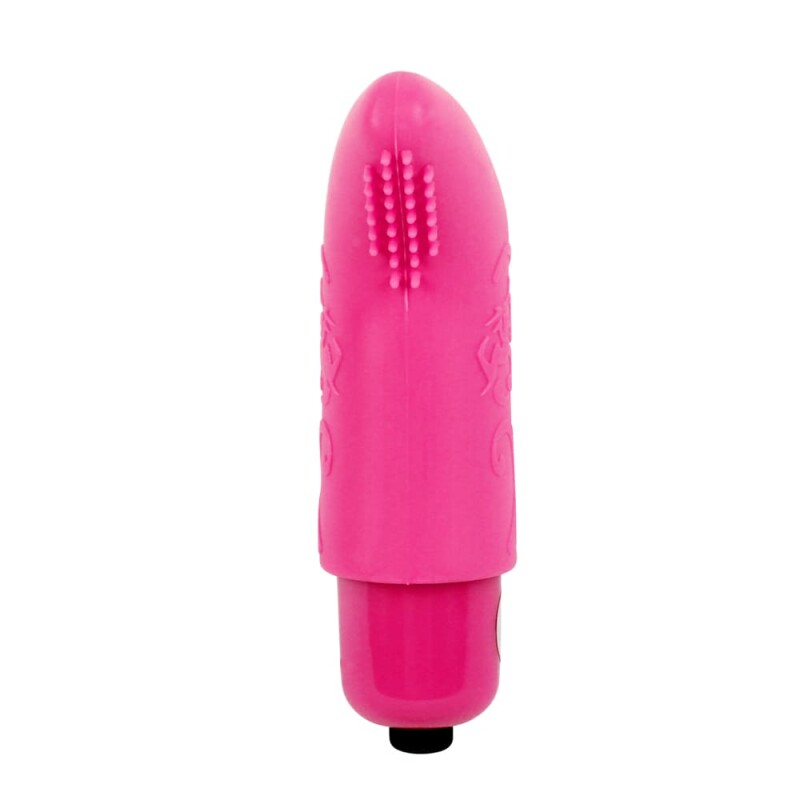 Вібратор на палець Chisa MisSweet Finger Vibe рельєфний, рожевий, 7.4 х 4.1 см - Зображення 3