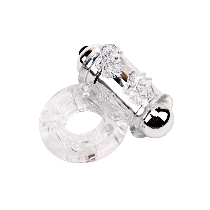 Ерекційне віброкільце Chisa Get Lock гнучке, прозоре, 1.5 см - Зображення 3