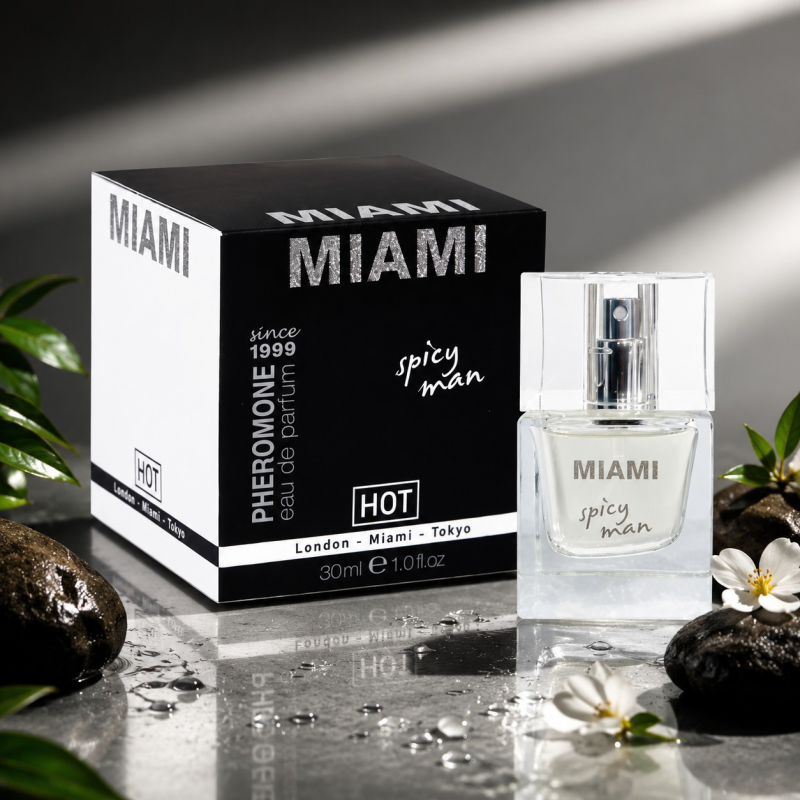Чоловічі парфуми з феромонами HOT Miami Spicy Man, 30 мл - Зображення 2