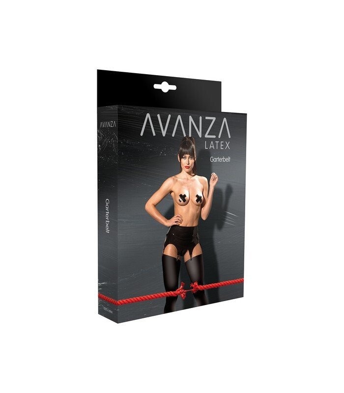 Пояс для панчіх Avanza з латексу, широкий, М - Зображення 1
