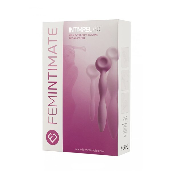 Набір вагінальних тренажерів Femintimate Intimrelax рожевий, 3 шт - Зображення 1