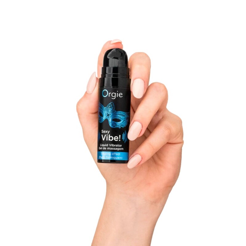 Рідкий вібратор для інтимних зон Orgie Sexy Vibe! Liquid Vibrator, 15 мл - Зображення 1