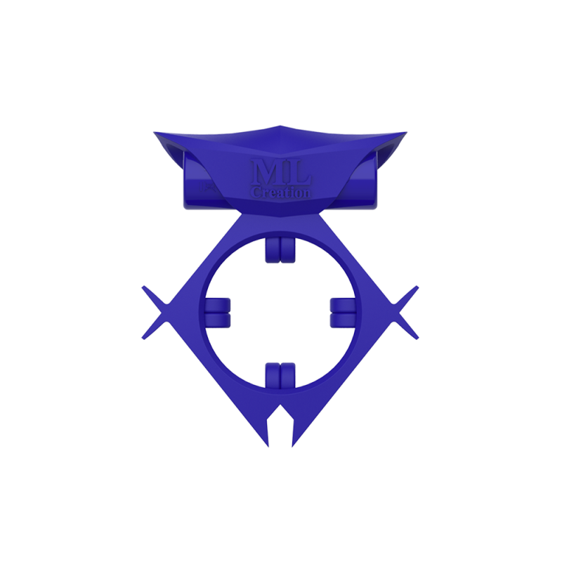 Ерекційне кільце C вібропулів ML Creation, синє