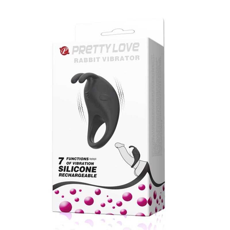 Ерекційне віброкільце Rabbit Vibrator з кліторальною стимуляцією - Изображение 1