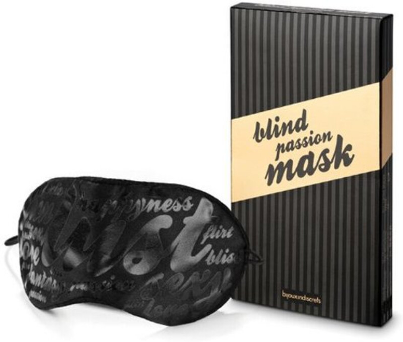 Маска із закритими очима Blind Passion Bijoux Indiscrets, чорна - Изображение 3