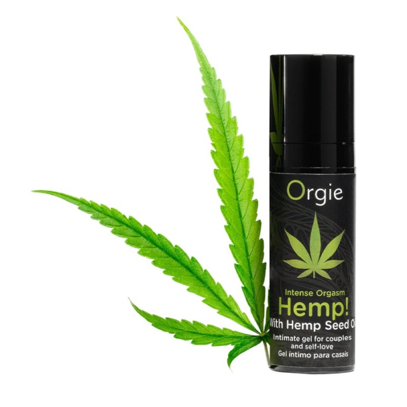 Підсилювач оргазму Orgie Intense Orgasm Hemp з олією канабіса, 15 мл - Изображение 1