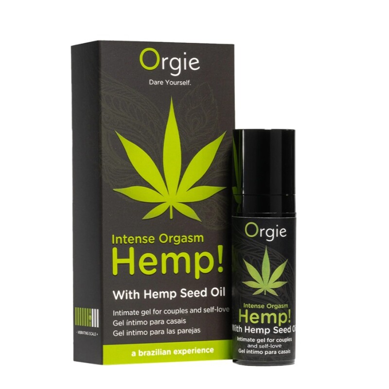 Підсилювач оргазму Orgie Intense Orgasm Hemp з олією канабіса, 15 мл - Изображение 2