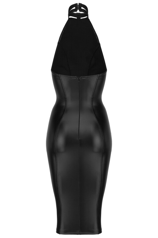 Сукня вінілова Noir Handmade F160, з чокером, чорна, XXL - Зображення 6