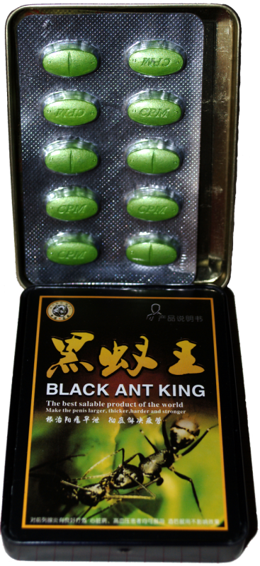 Пігулки для потенції BLACK ANT KING, 10 шт - Изображение 1