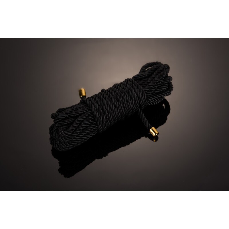 Мотузка для бондажа UPKO Restraint Bondage Rope, чорна, 10 м