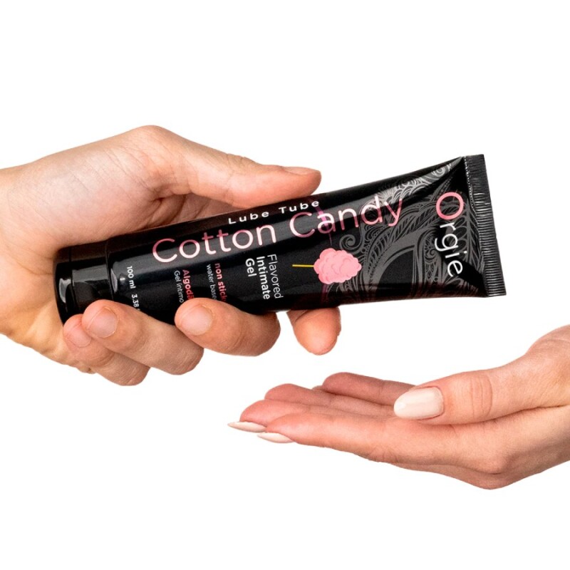 Їстівний лубрикант Orgie Lube Tube зі смаком цукрової вати, 100 мл - Зображення 2