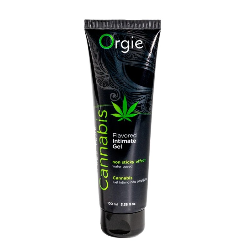 Їстівний лубрикант Orgie Lube Tube зі смаком канабісу, 100 мл - Зображення 3