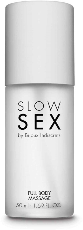 Гель для масажу всього тіла на силіконовій основі FULL BODY MASSAGE Slow Sex by Bijoux Indiscrets, 50 мл - Изображение 1