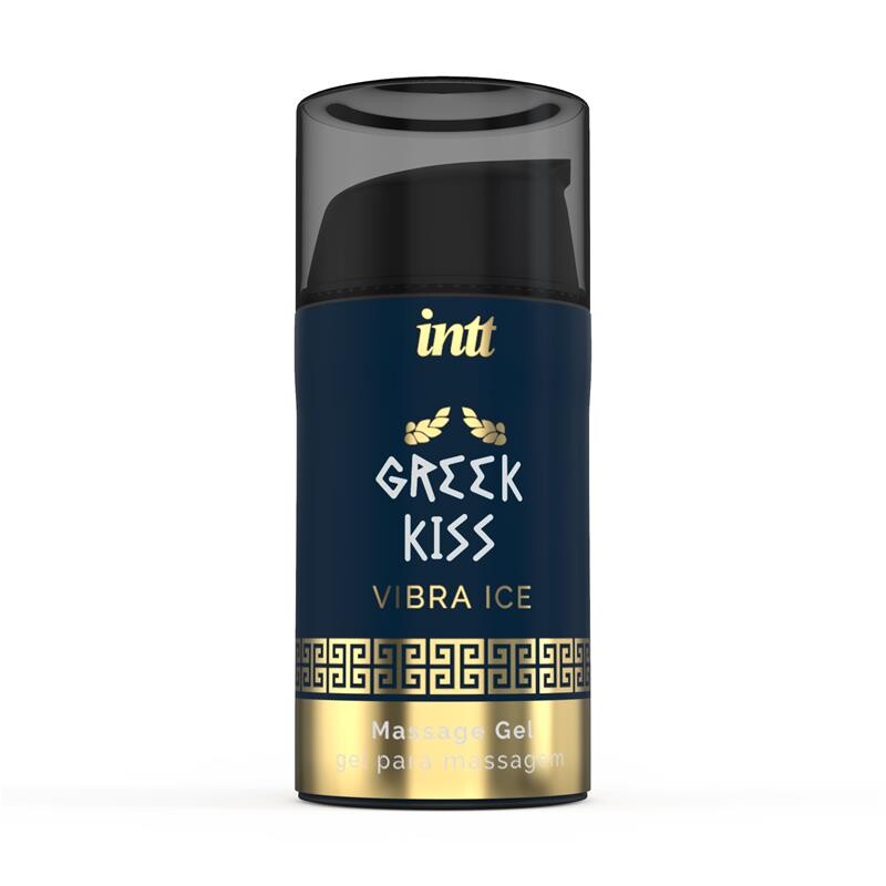 Гель для риммінгу (анілінгусу) та анального сексу Intt Greek Kiss, 15 мл, з вібрацією - Зображення 1