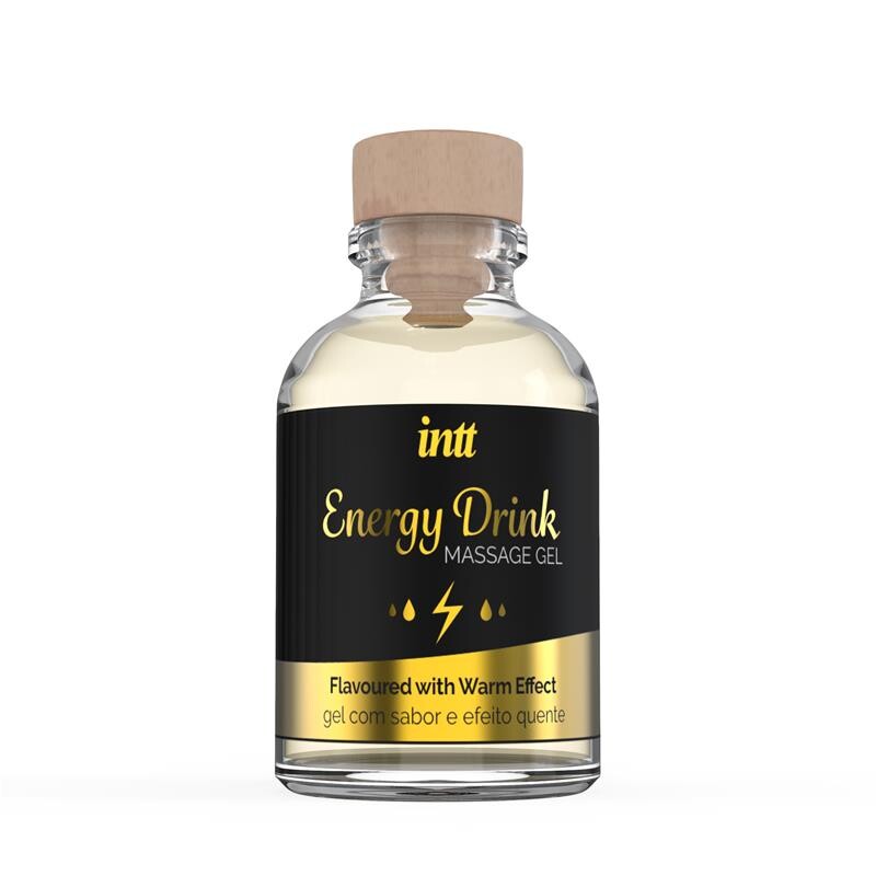 Масажний гель Intt Energy Drink, 30 мл, із зігріваючим ефектом - Зображення 1