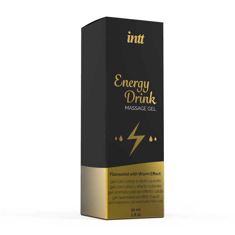 Масажний гель Intt Energy Drink, 30 мл, із зігріваючим ефектом - Зображення 2